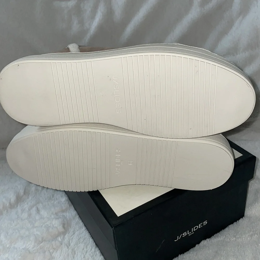 NWT J/SLIDES NADAL Faux Fur Platform Bootie - Picture 13 of 14